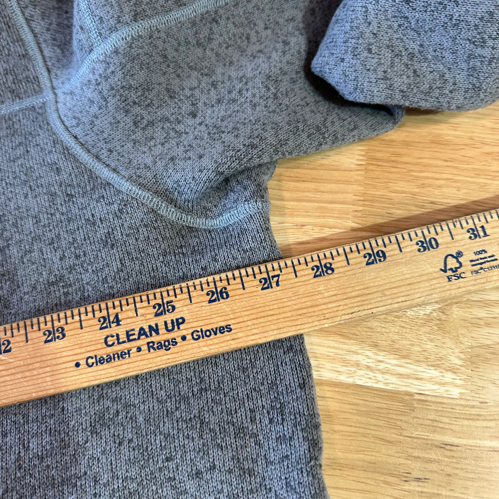 North Face Gray 1/4 Zip Mens 2XL