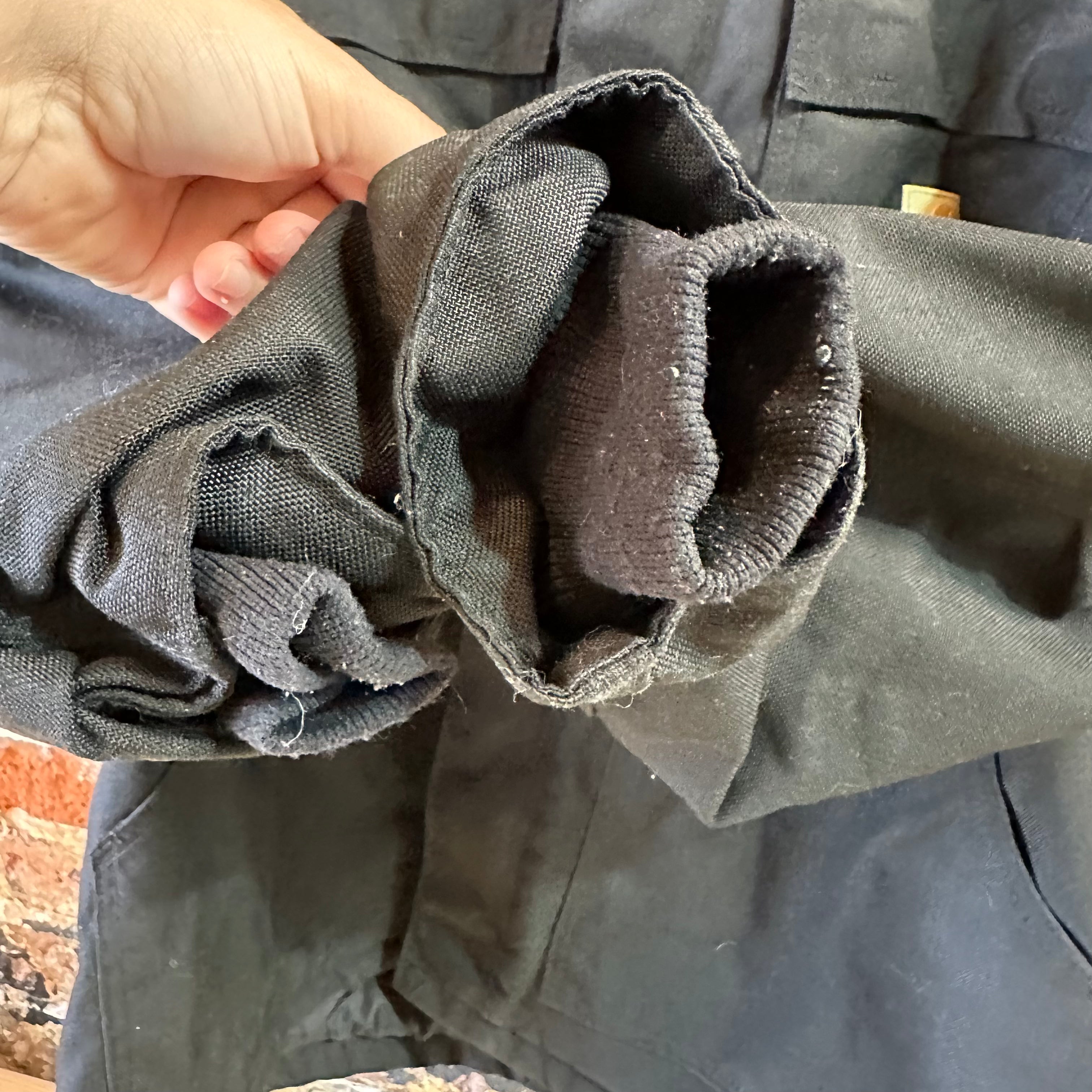 Carhartt C55 Mens Large Black Jacket