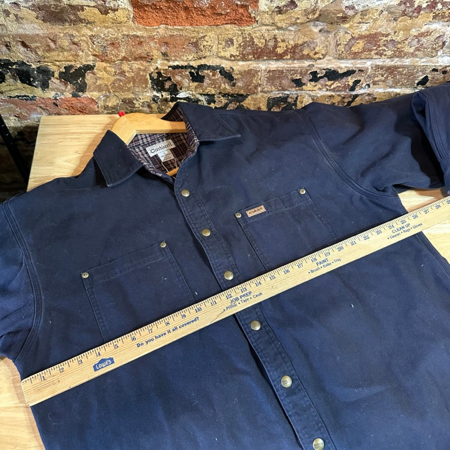 Carhartt S96 Mens Large Blue Shacket