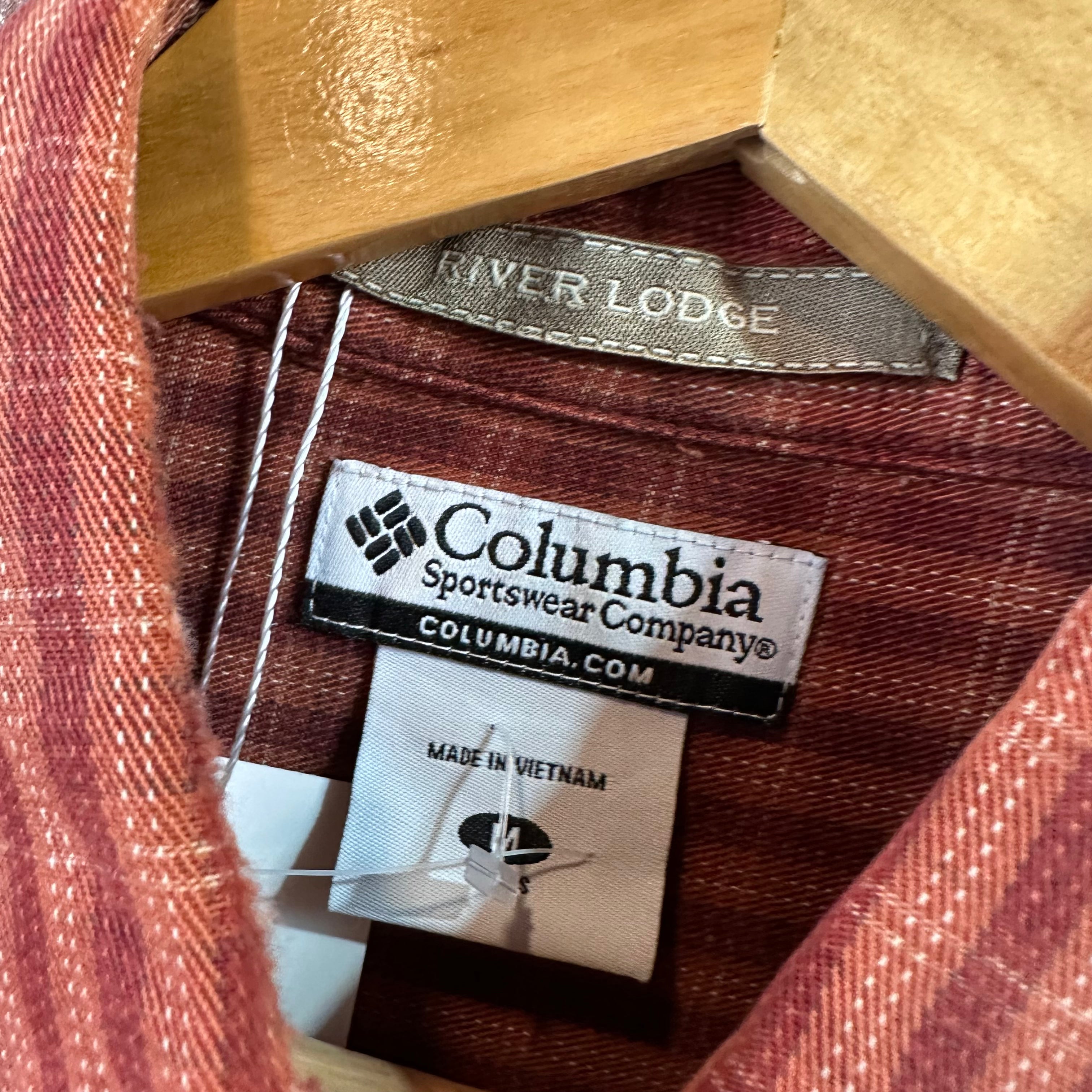 Columbia Mens Medium Button Up Shirt