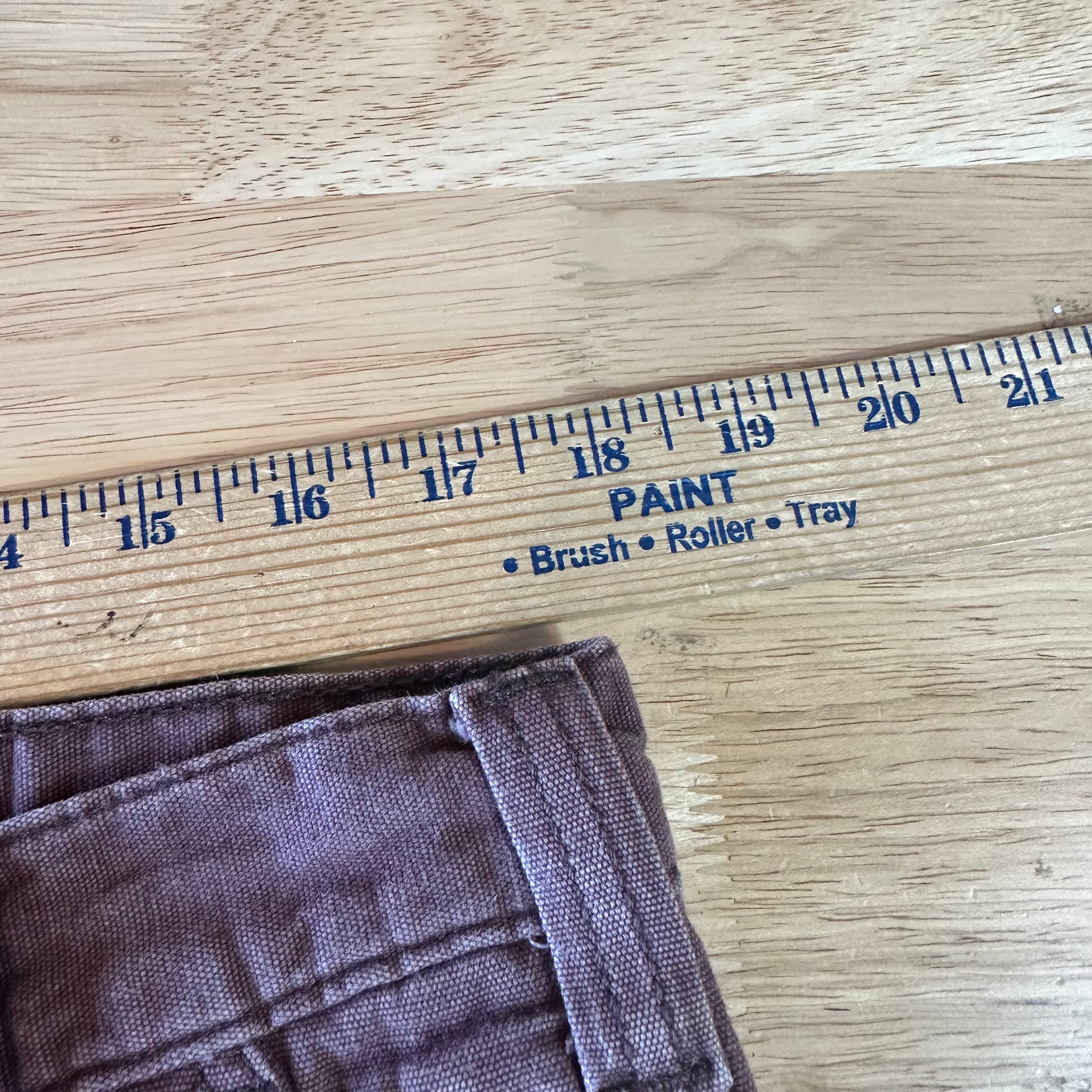 Carhartt Canvas Straight Fit Work Pants Reddish Mens 34x34