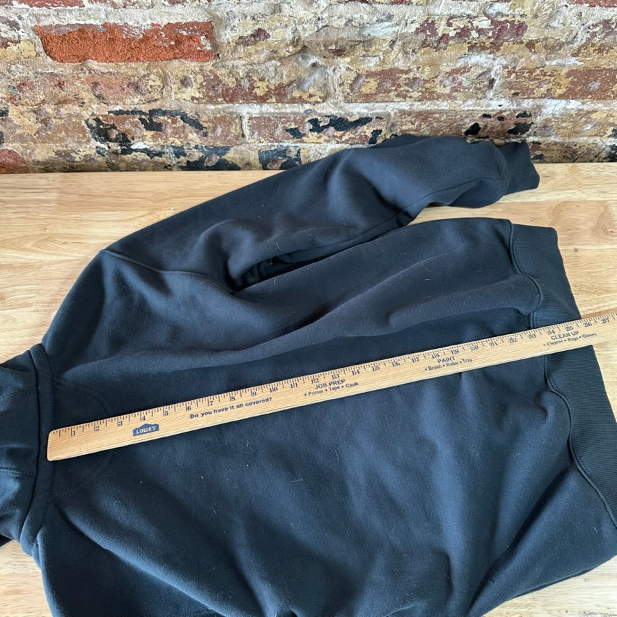 Carhartt Rain Defender 1/4 Zip Black Men’s Size Small Hoodie Logo