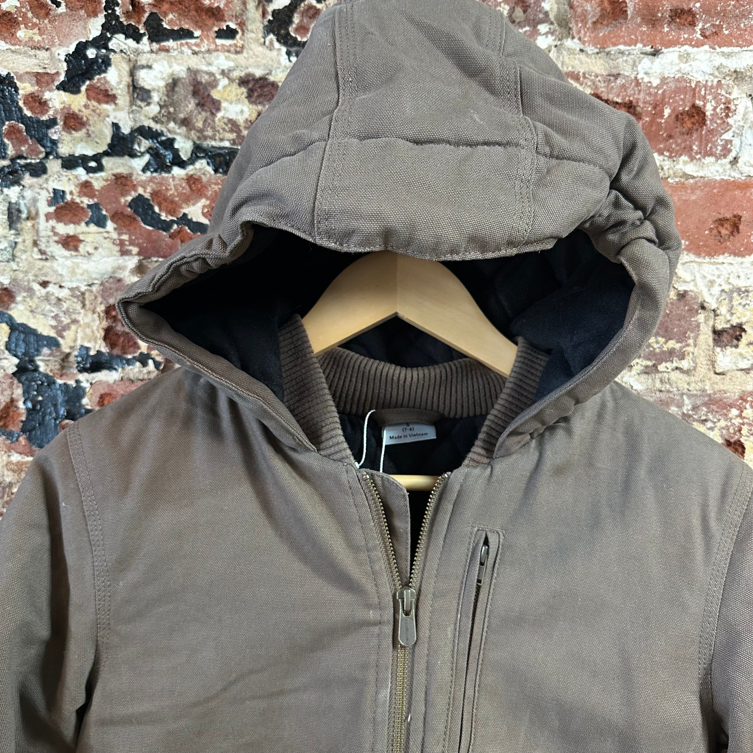 Carhartt Youth Small 7-8 Brown Jacket