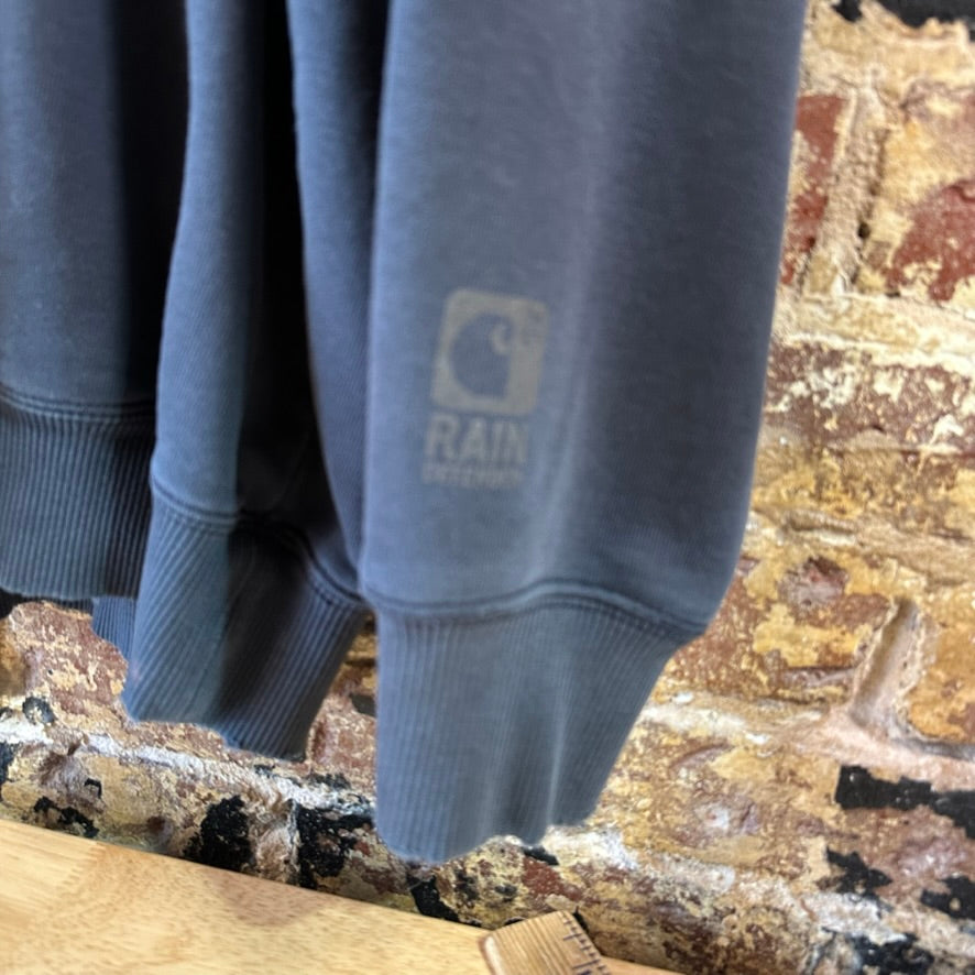 Carhartt Blue Hoodie Sweatshirt Mens XL