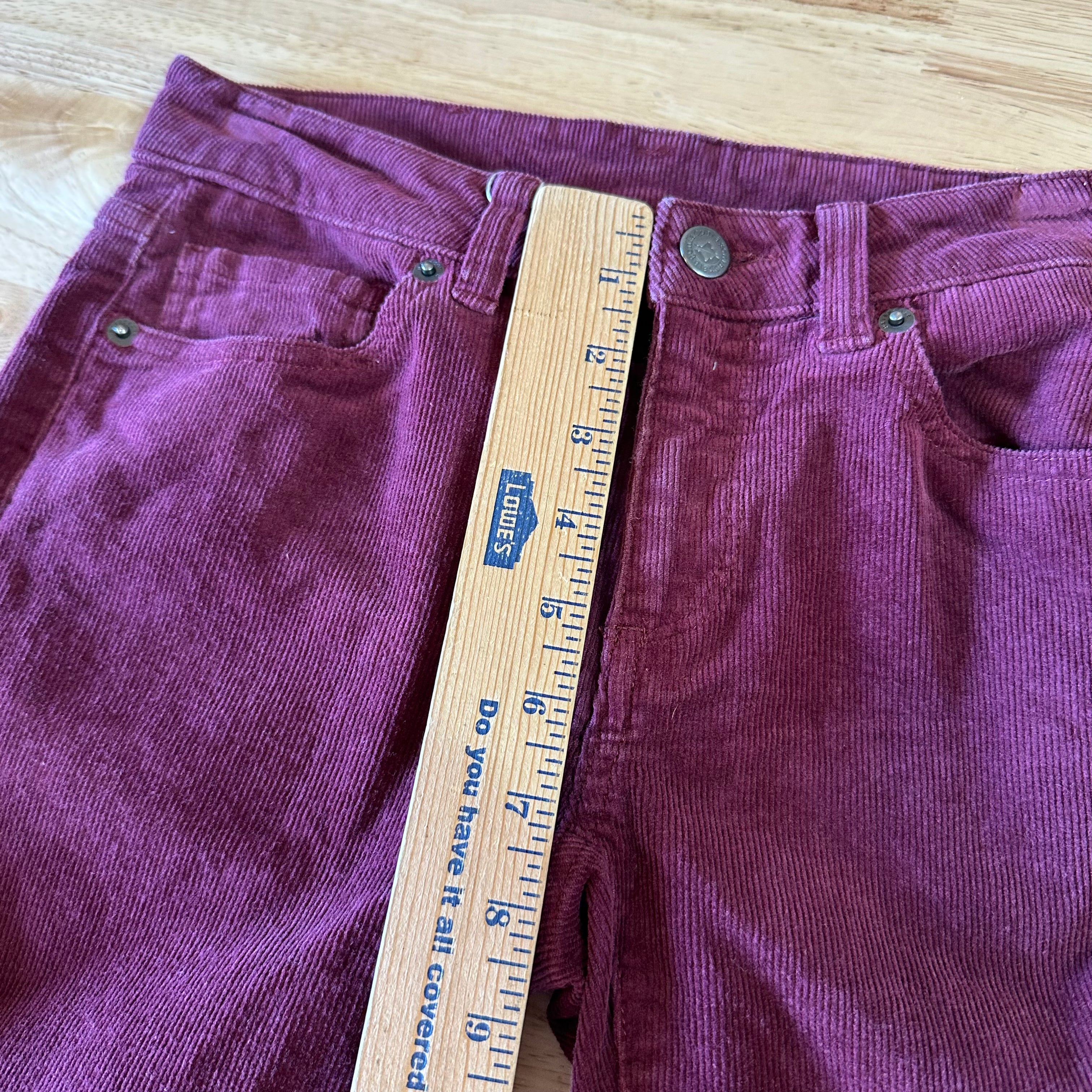 Patagonia Womens 24 Short Burgundy Corduroy Pants