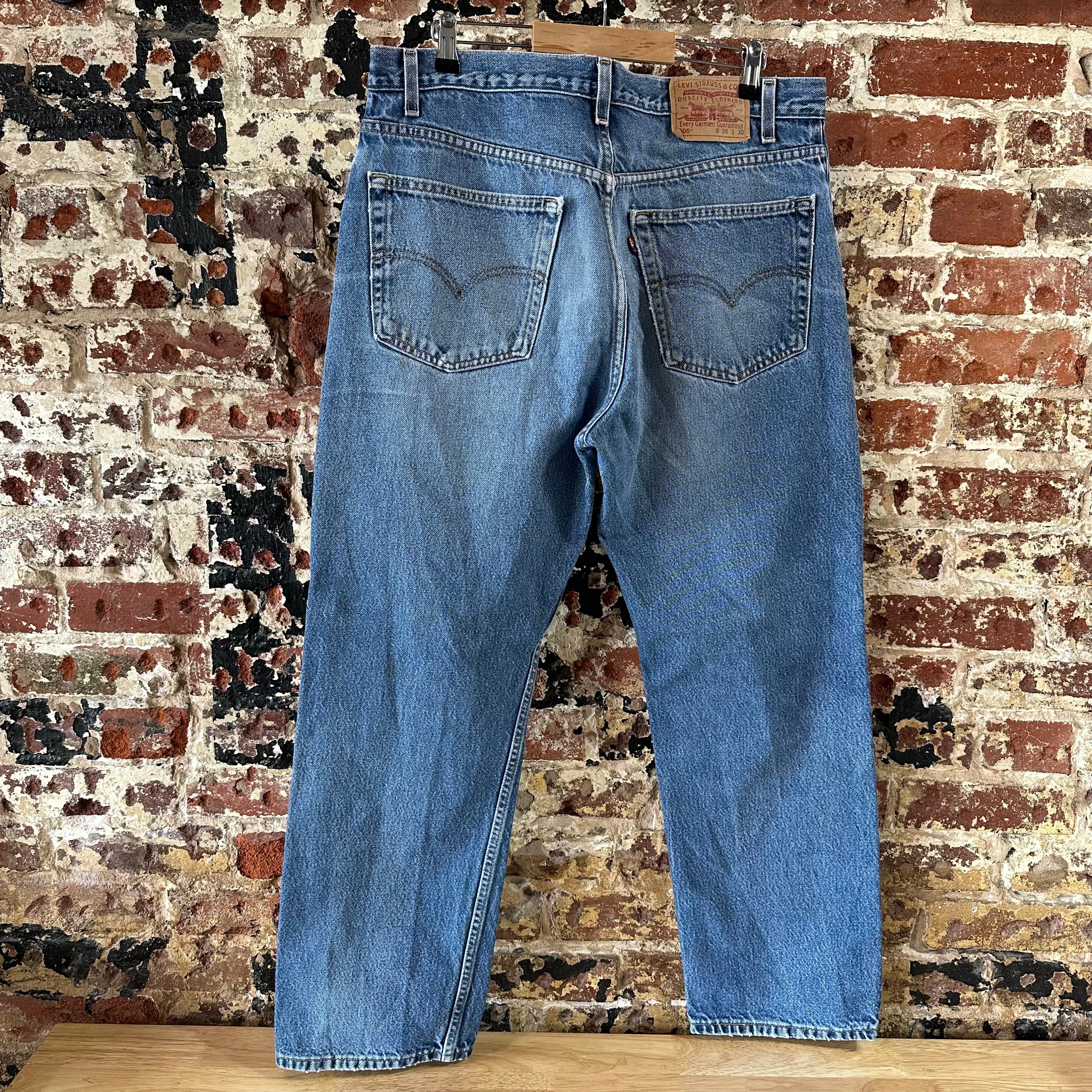 Levi's 505 Mens 38x30 Blue Jeans