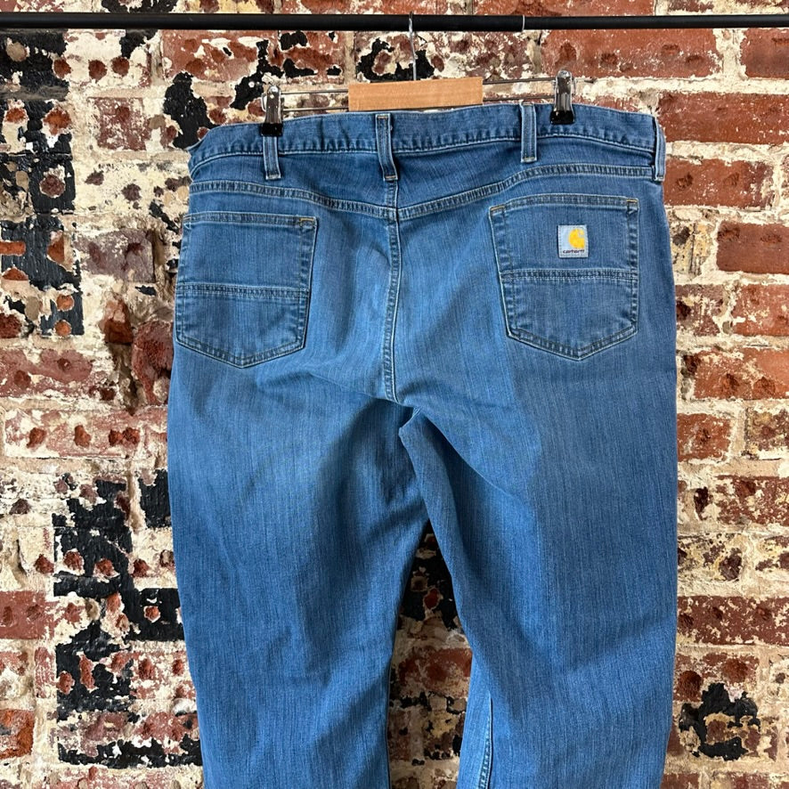 Carhartt Mens 42x32 Blue Jeans