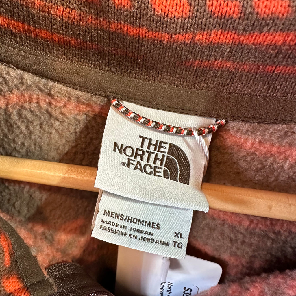 The North Face Pullover 1/4 Zip Mens 2XL Novelty Fleece Gordon Lyons Long Sleeve