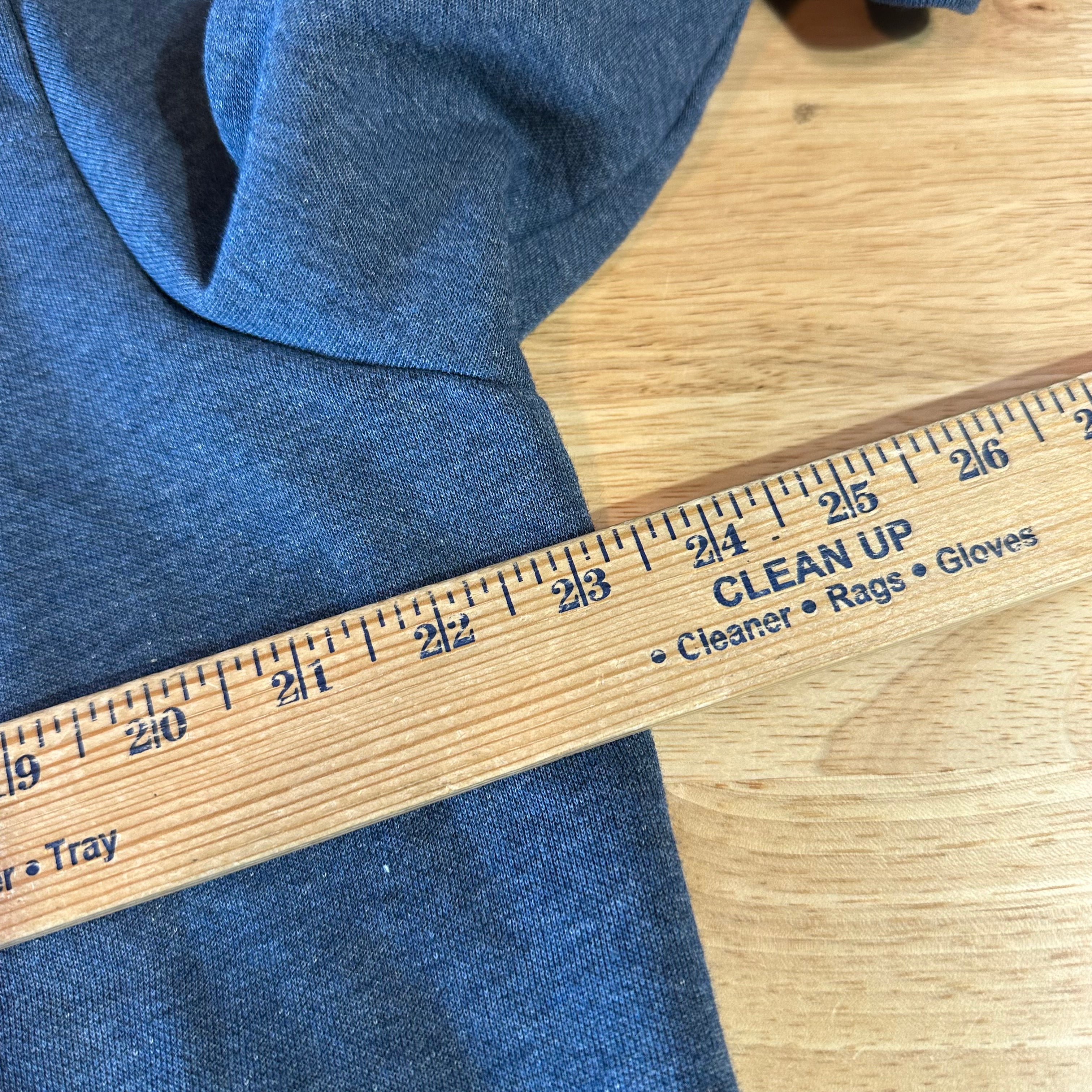 Magellan 1/4 snap Sweatshirt Pullover Blue Campfire Mens Large