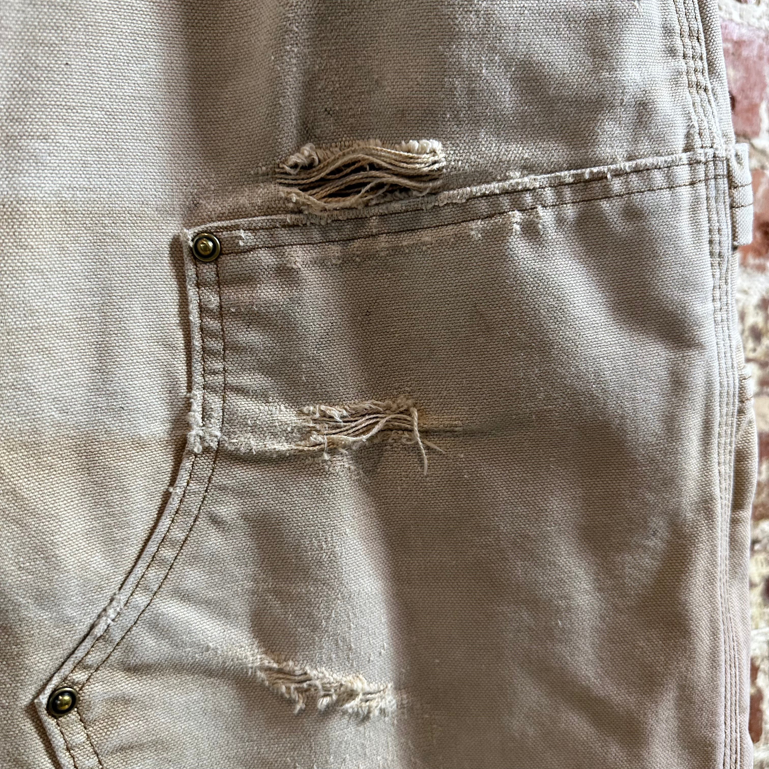 Carhartt B136 BRN Mens 34x34 Double Knee Pants