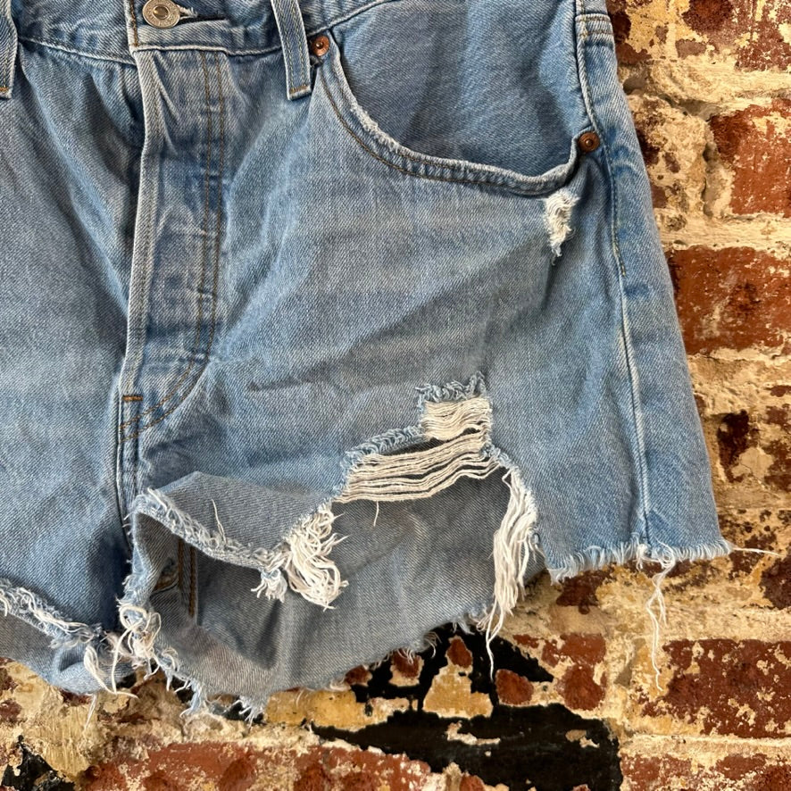 Levi's Cut Off Denim Jean Shorts Womens 32