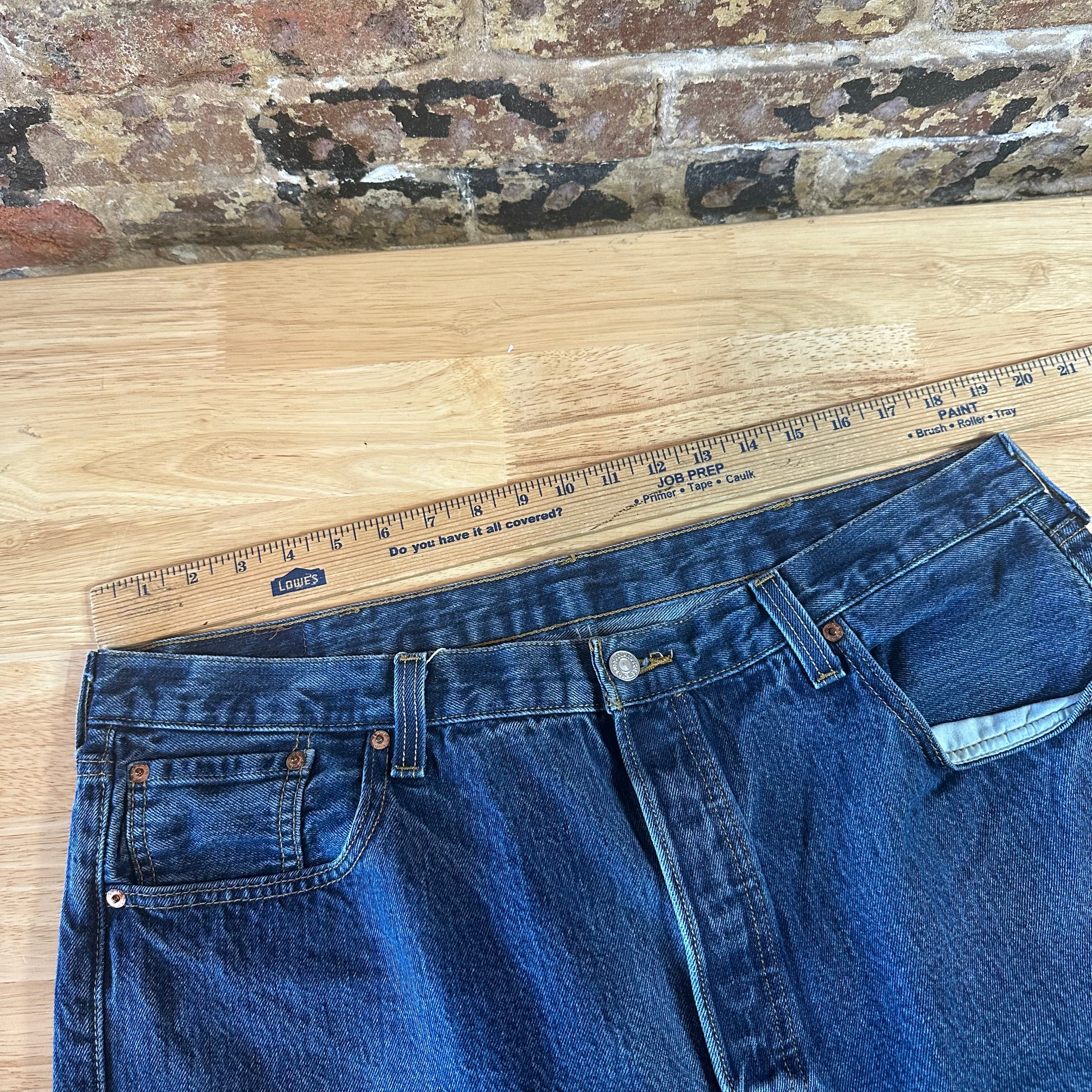Levi's 501 Mens 40x30 Blue Jeans