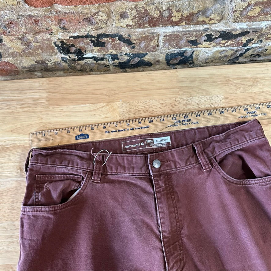 Carhartt Mens 38x34 Red Pants