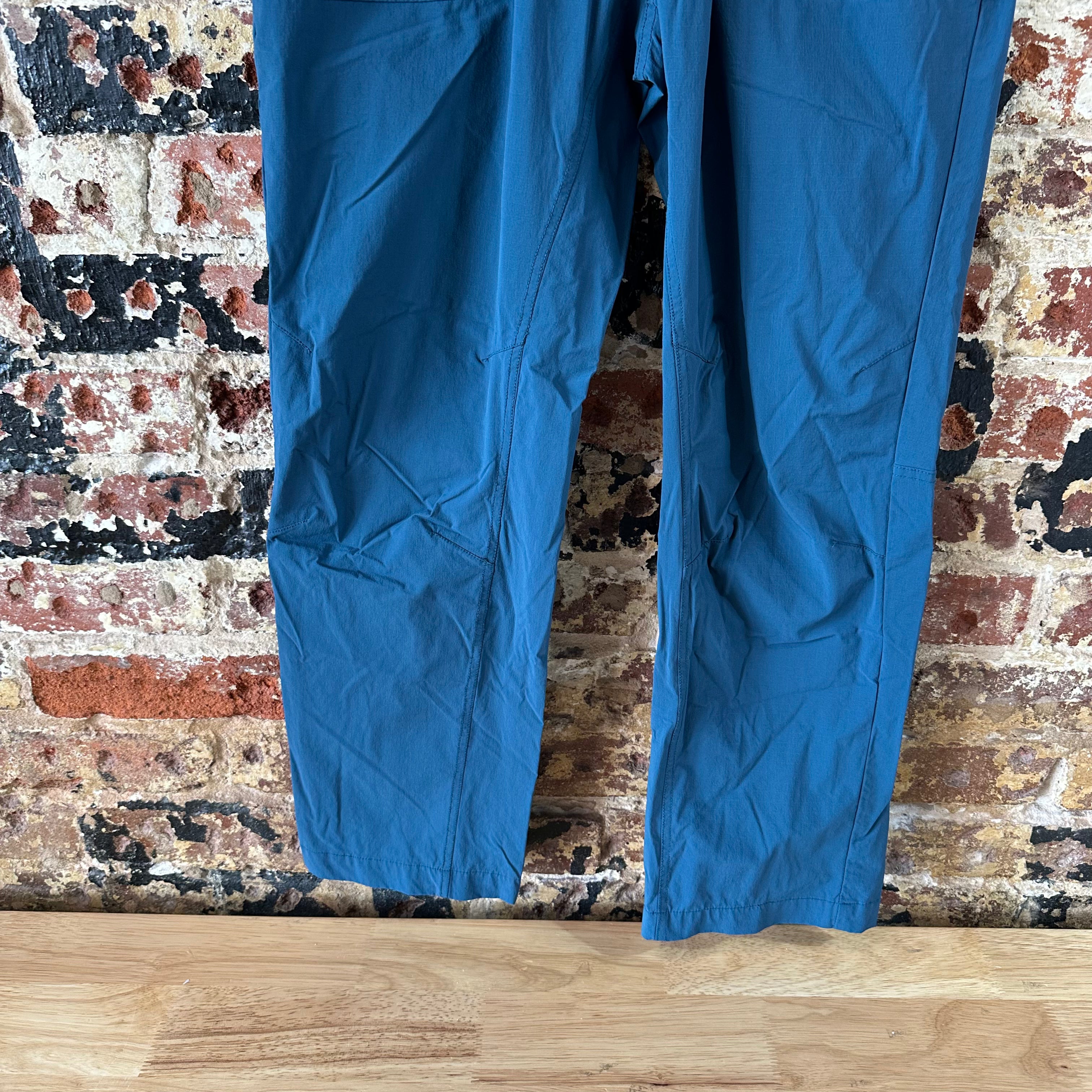 Bearded Goat Women's Small Water Resistant Outdoor Hiking Pant Blue 27x25"