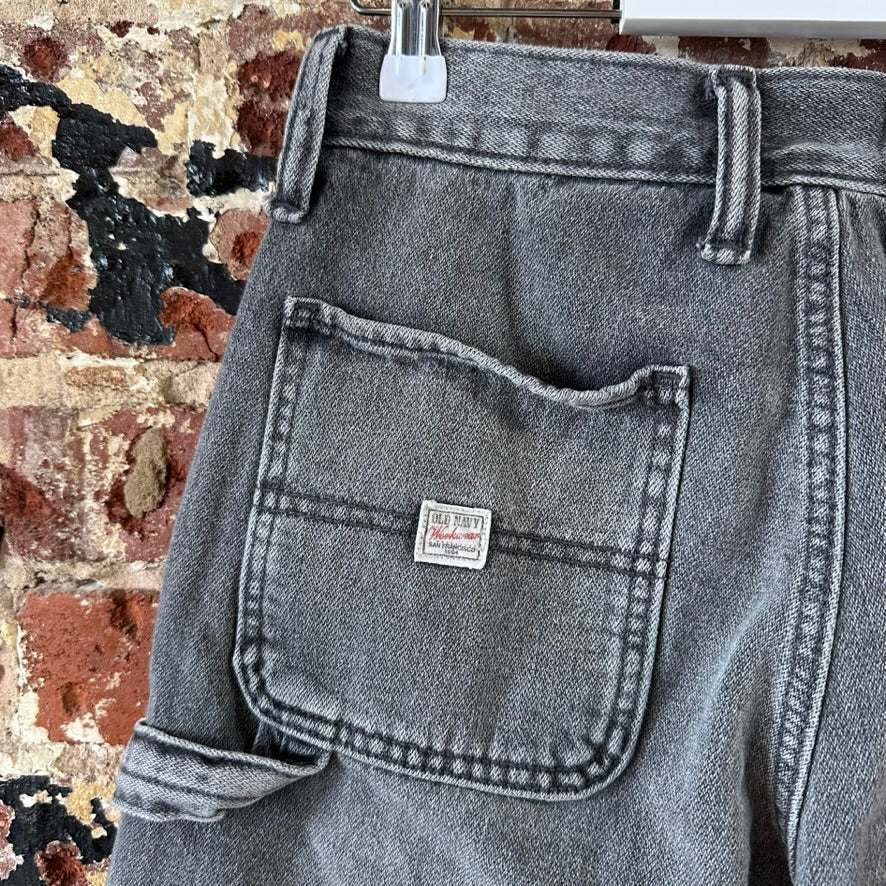 Old Navy Mens 28 Black/Gray Shorts