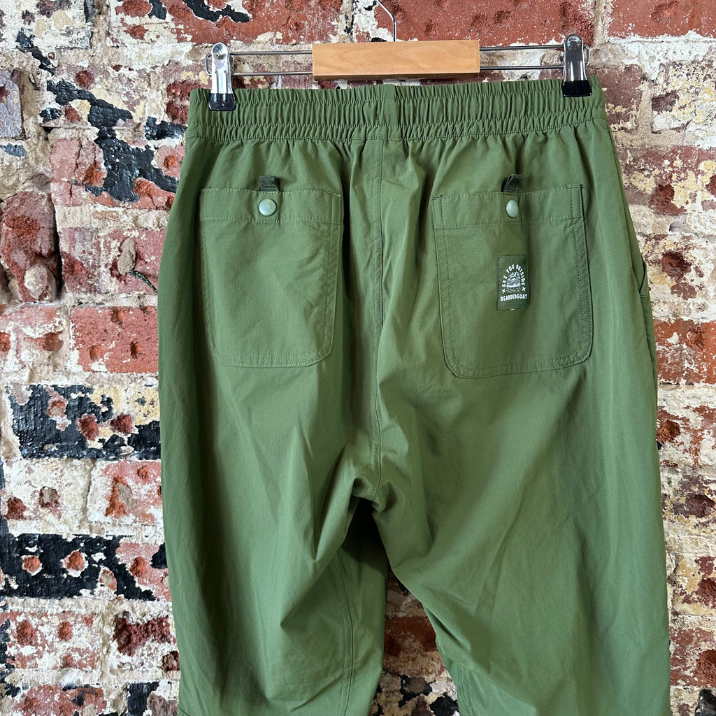 Bearded Goat Women's Small Summit Water Resistant Outdoor Hiking Pant Green