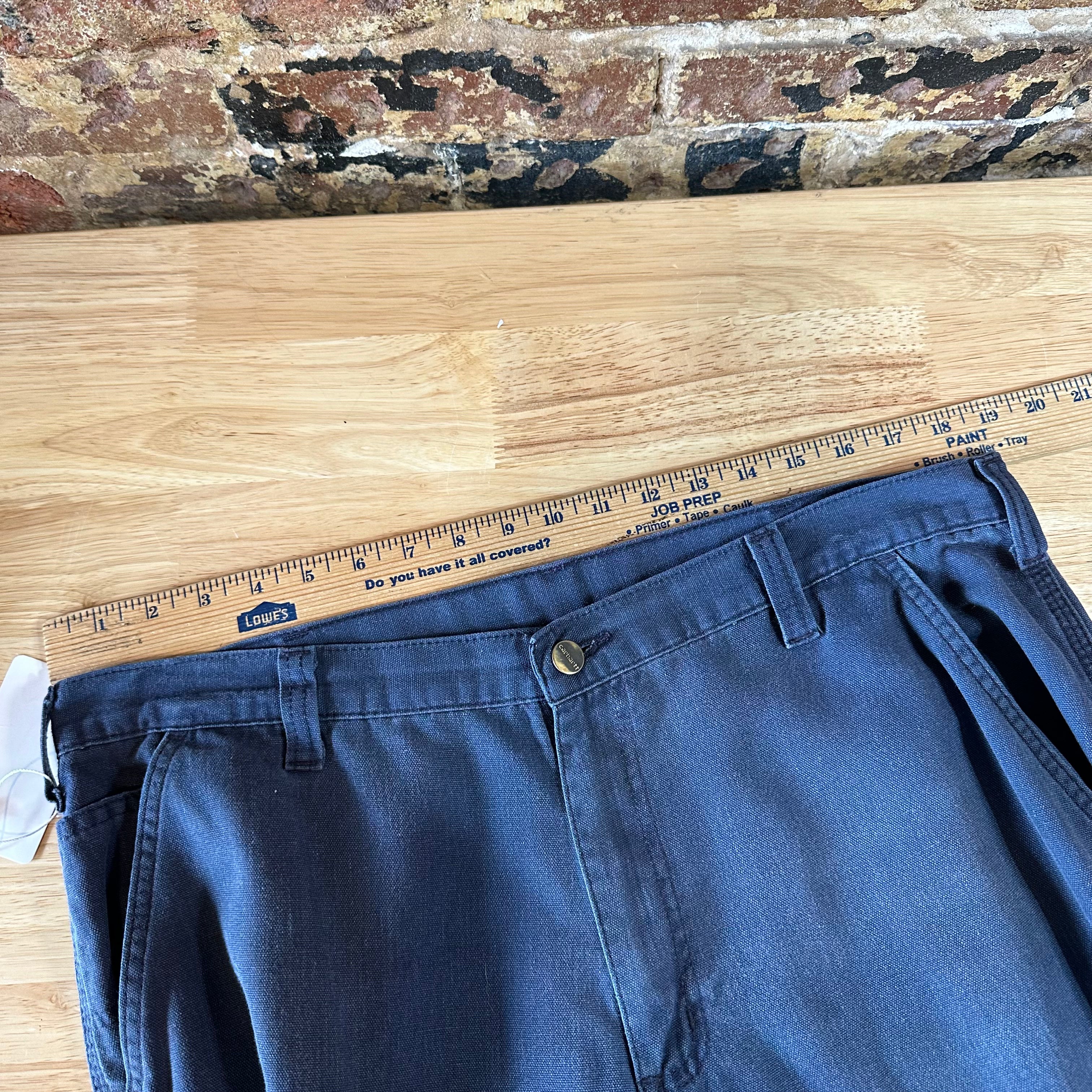Carhartt Mens 36x30 Blue Pants