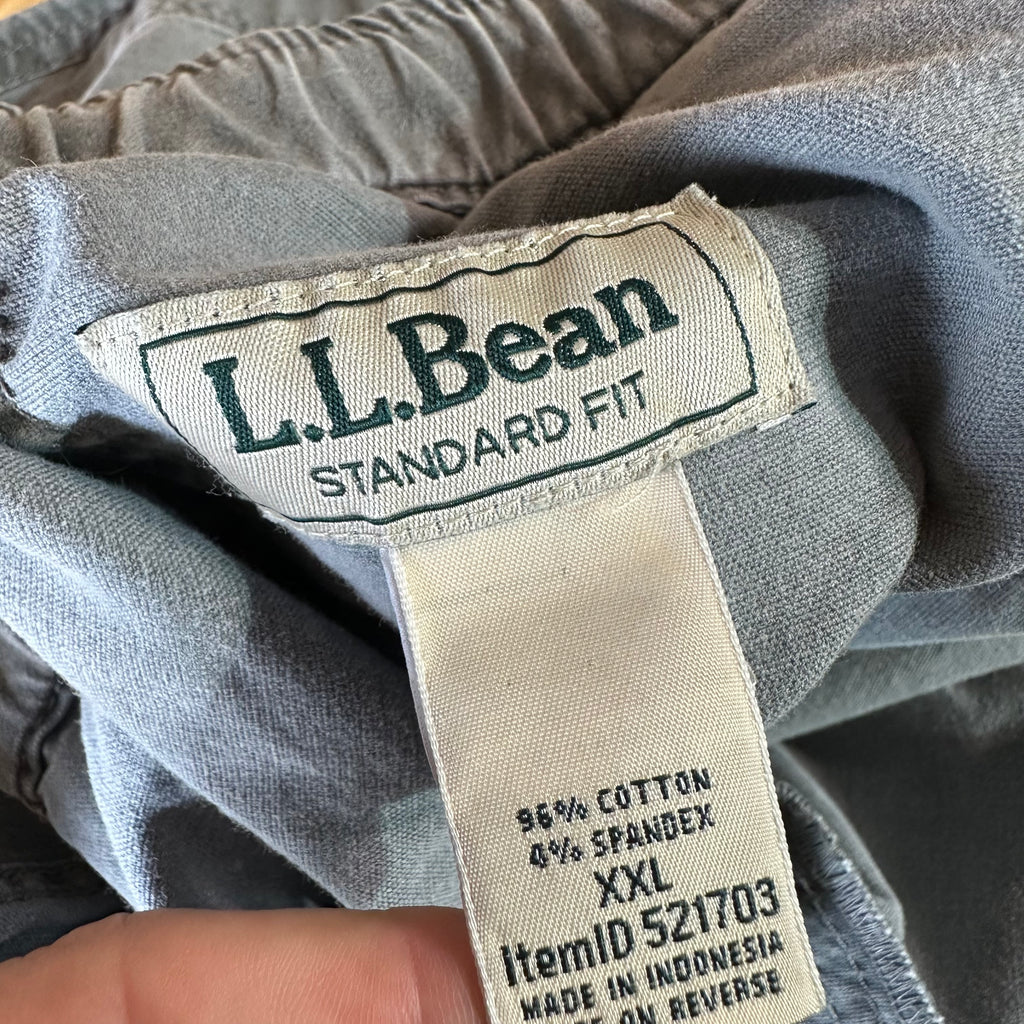 LL Bean Mens 2XL Gray Shorts