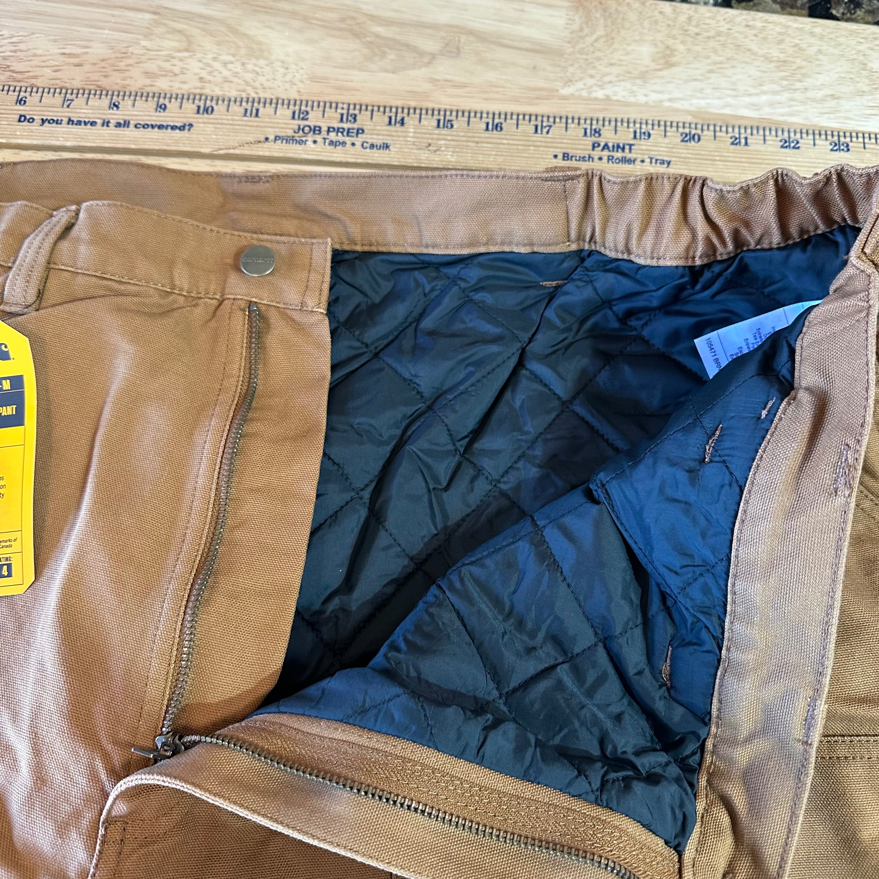 Carhartt Washed Duck Insulated Pant Extreme Warmth Loose Fit Size 2XL NWT