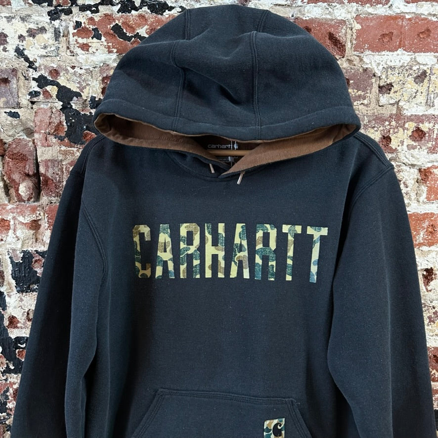 Carhartt Black Camo Men's Small Hoodie