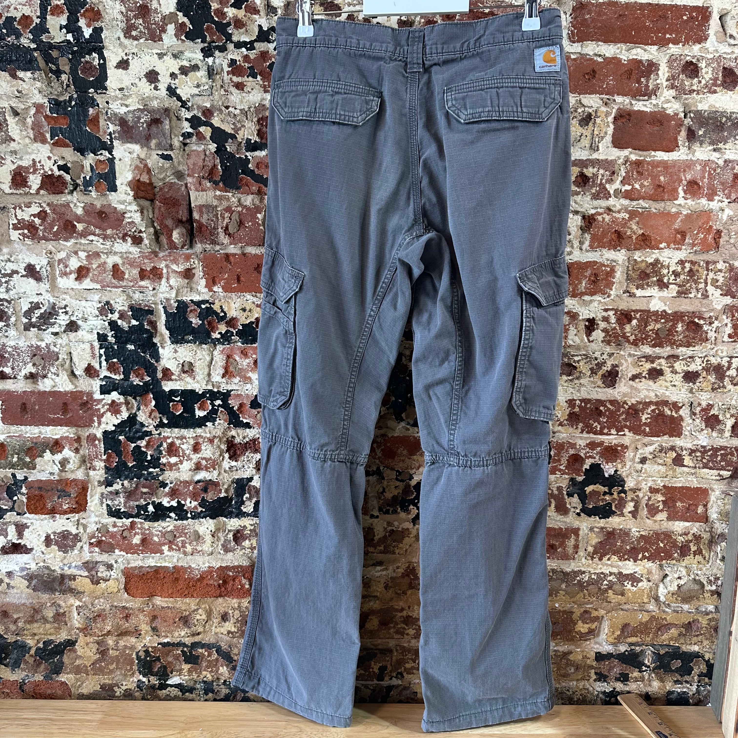 Carhartt Mens 30x32 Gray Cargo Pants