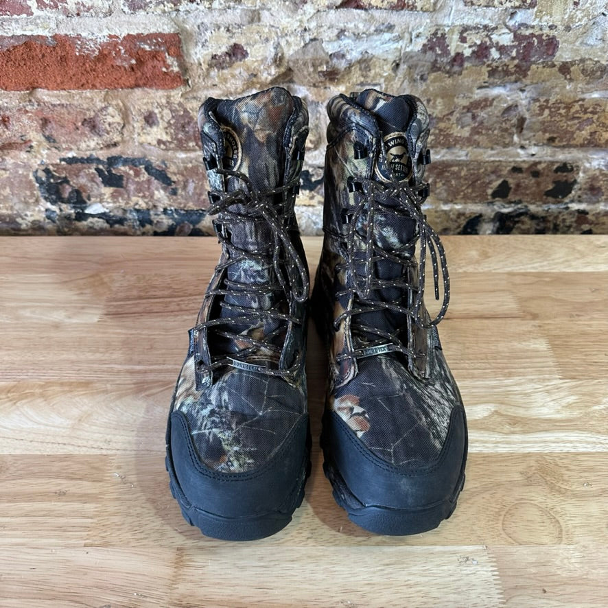 Irish Setter Insulated Hunting Boots 9.5EE Camo UltraDry Waterproof 800g Lace Up