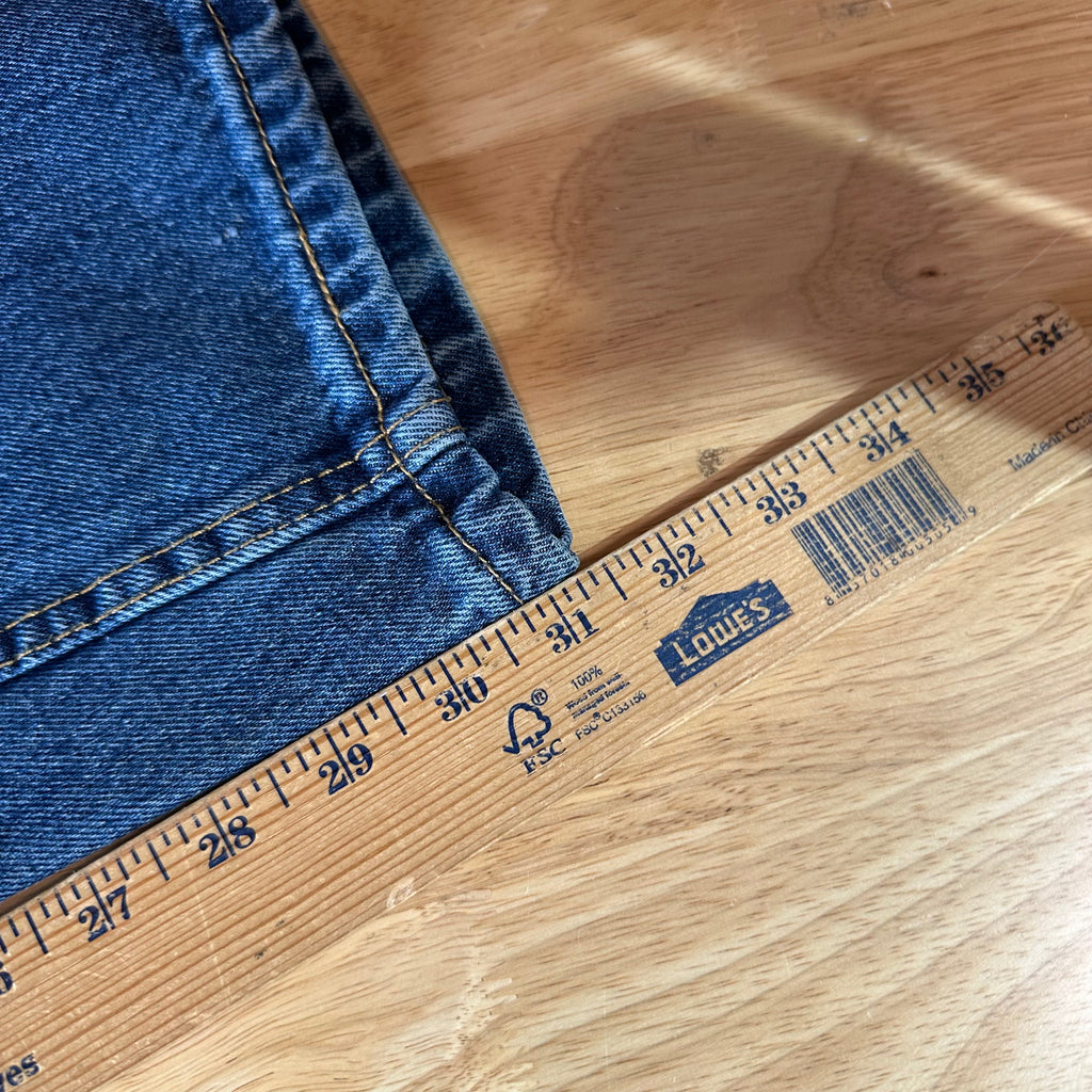 Levi's 505 Mens 33x32 Blue Jeans