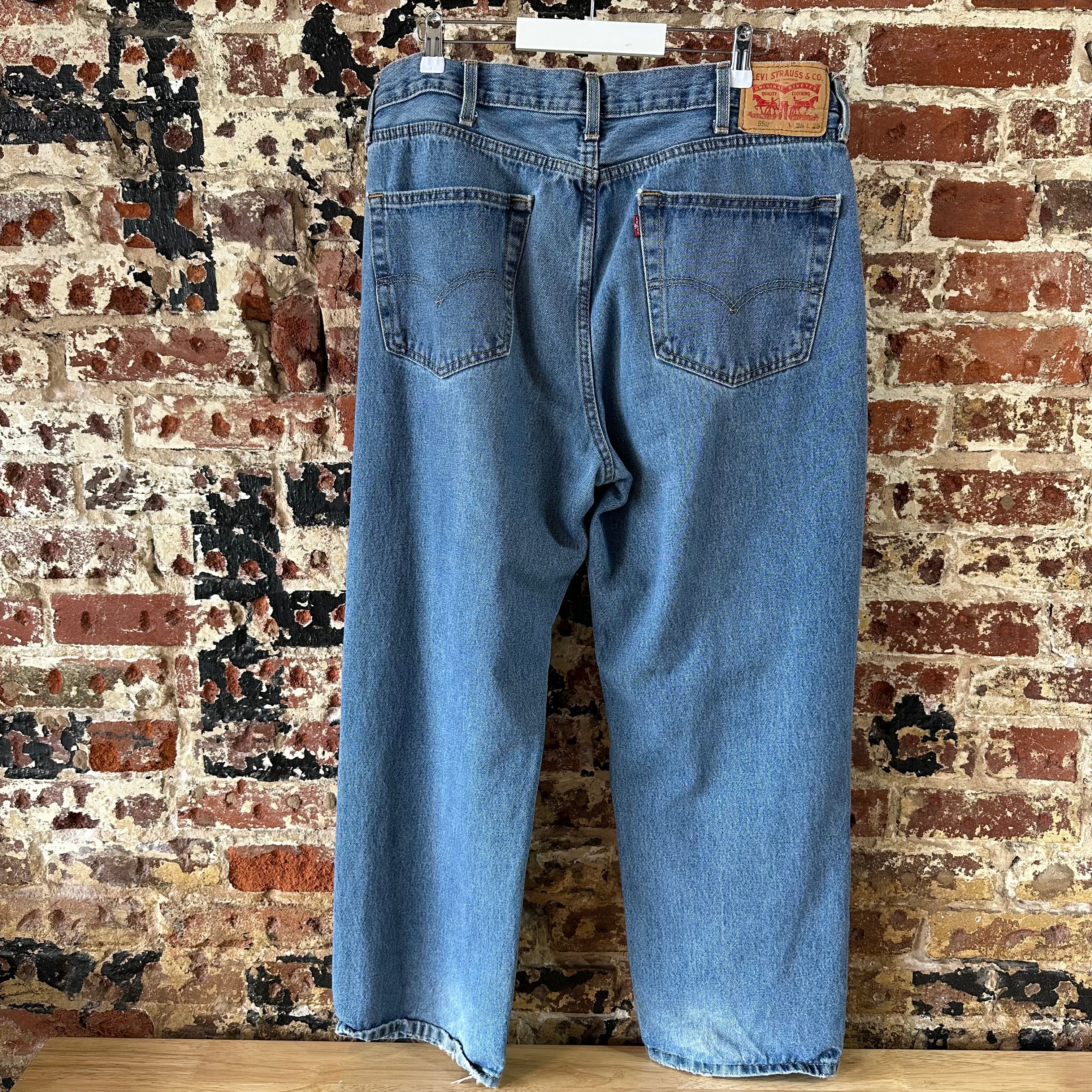 Levi's 550 Mens 38x29 Blue Jeans