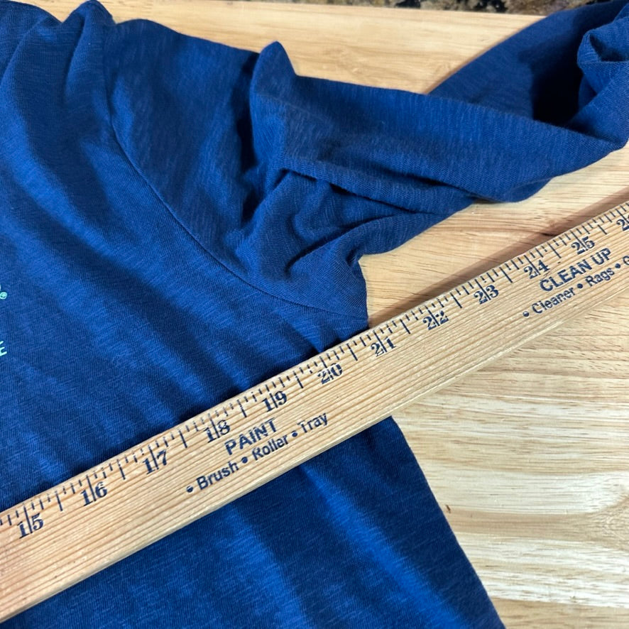 Life is Good Medium L/S Blue T-Shirt NEW