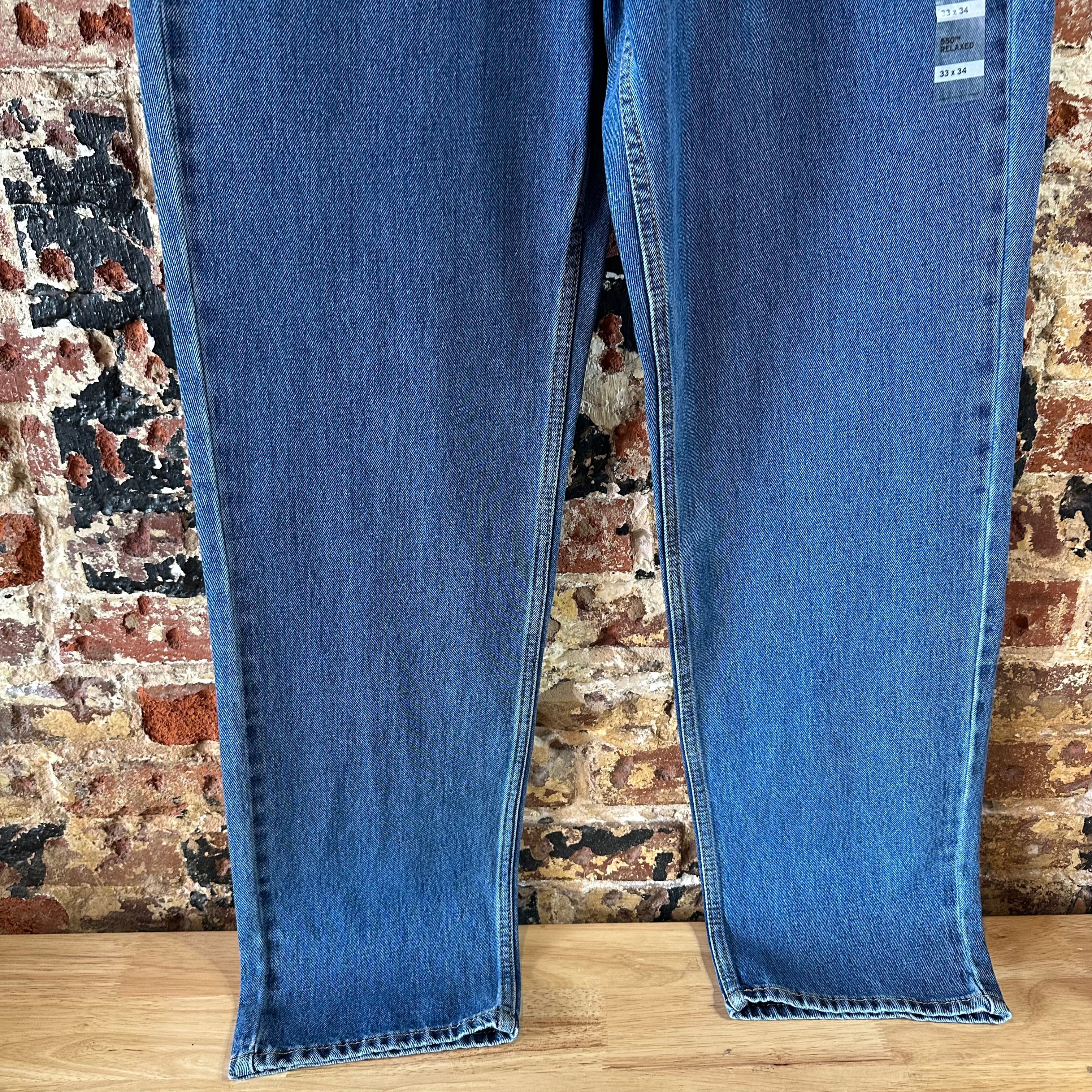 Levi's 550 Mens 33x34 Blue Jeans NEW