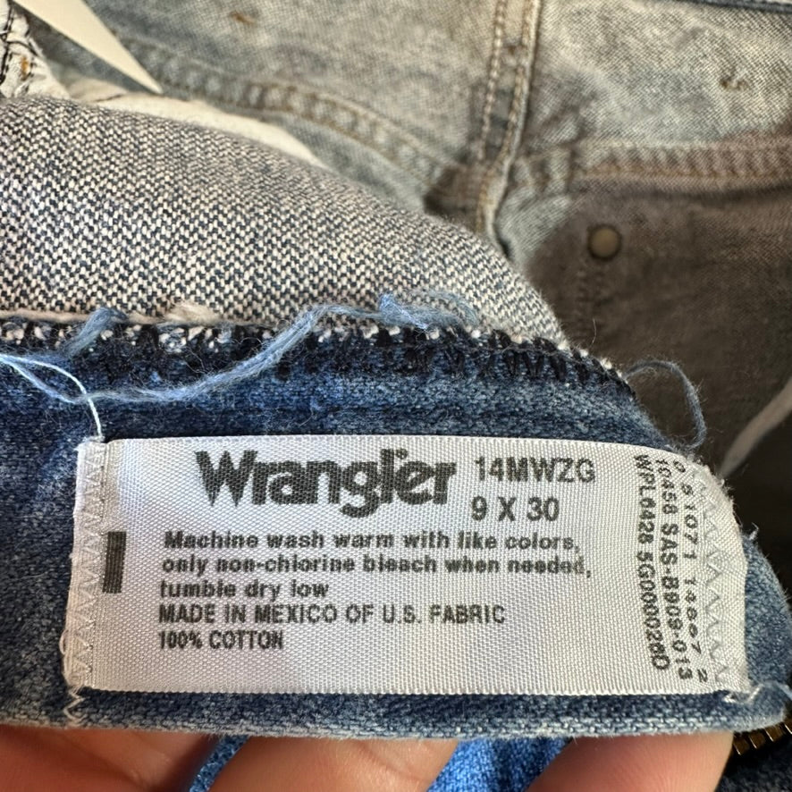 Wrangler Womens 9x30 Blue Jeans