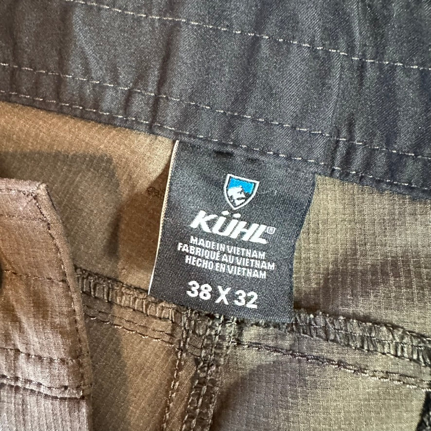 Kuhl Silencr Mens 38x32 Brown Pants