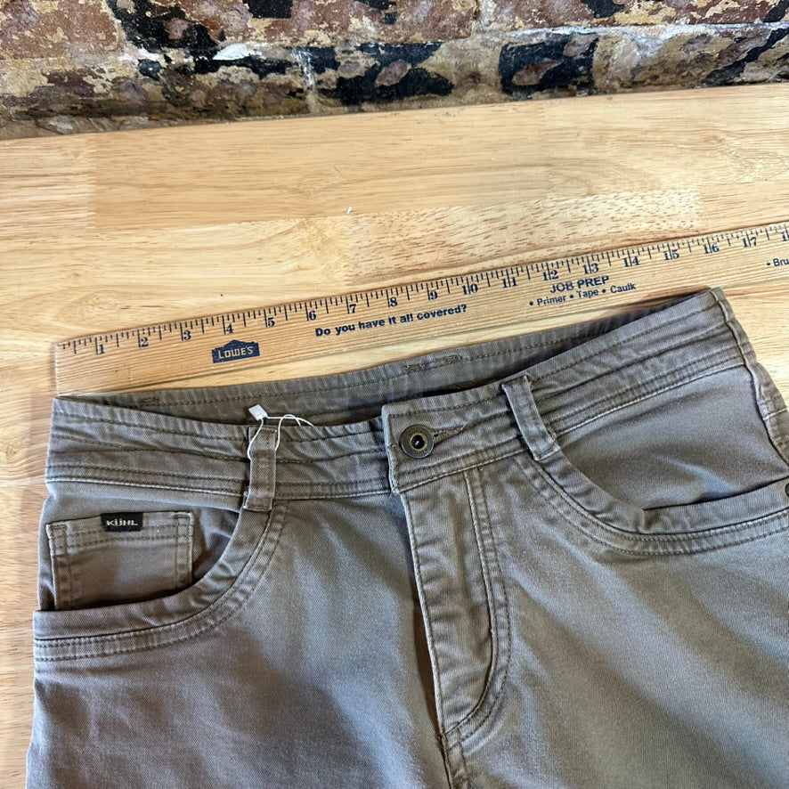 Kuhl Revolt Mens 33x32 Tan Pants
