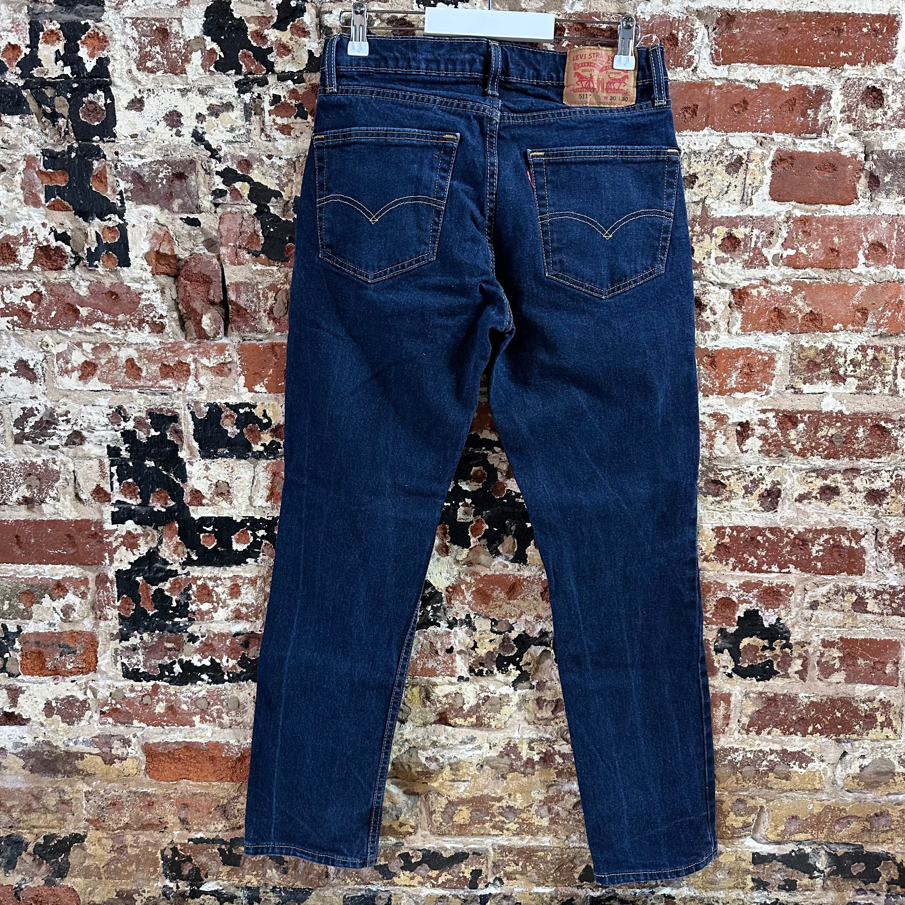 Levis 511 Mens 30x30 Blue Jeans