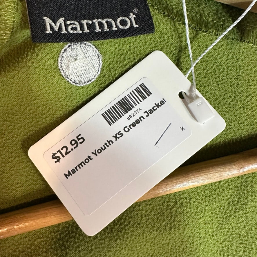 Marmot Green Boys XS Jacket