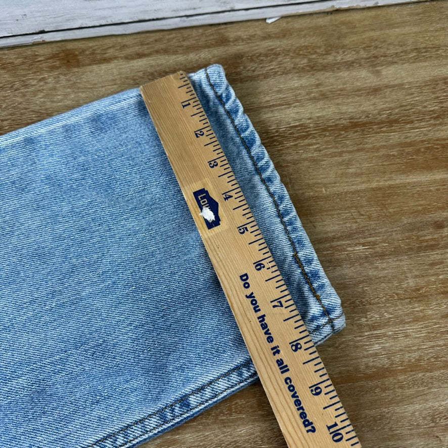 Levis 505 Jeans Mens 38x32 Regular Zip fly (measures 37x30) Blue denim Levi's