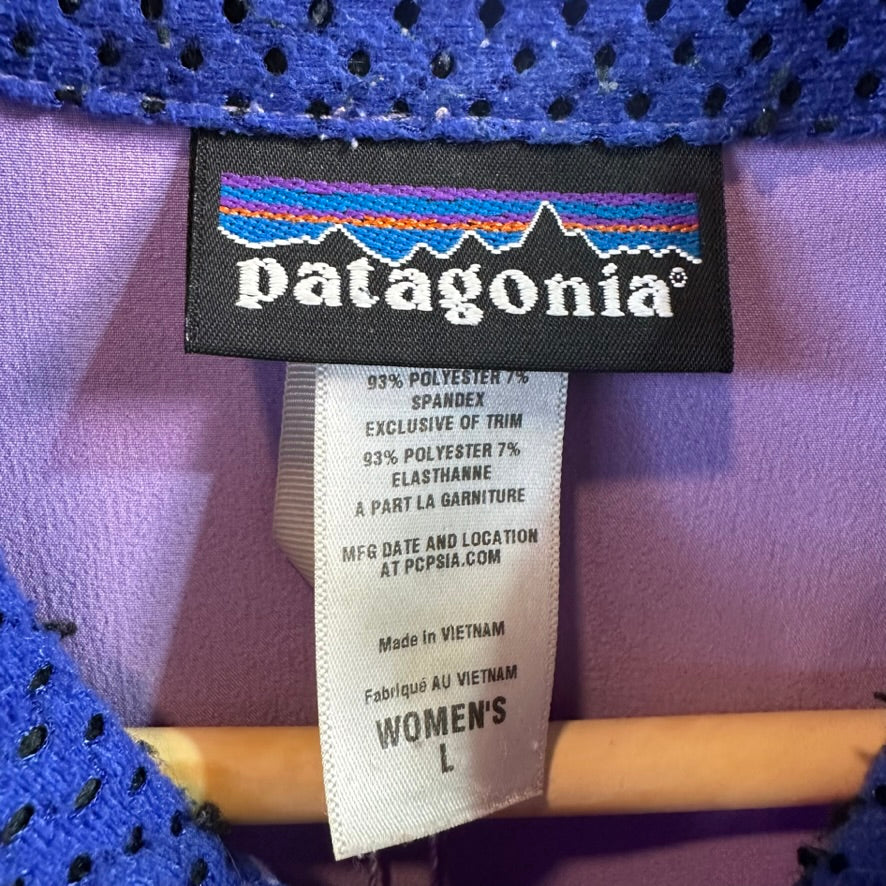 Patagonia Traverse Womens Large Purple Zip Jacket