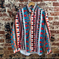 VTG Wrangler Men's Large Aztec Western Shirt