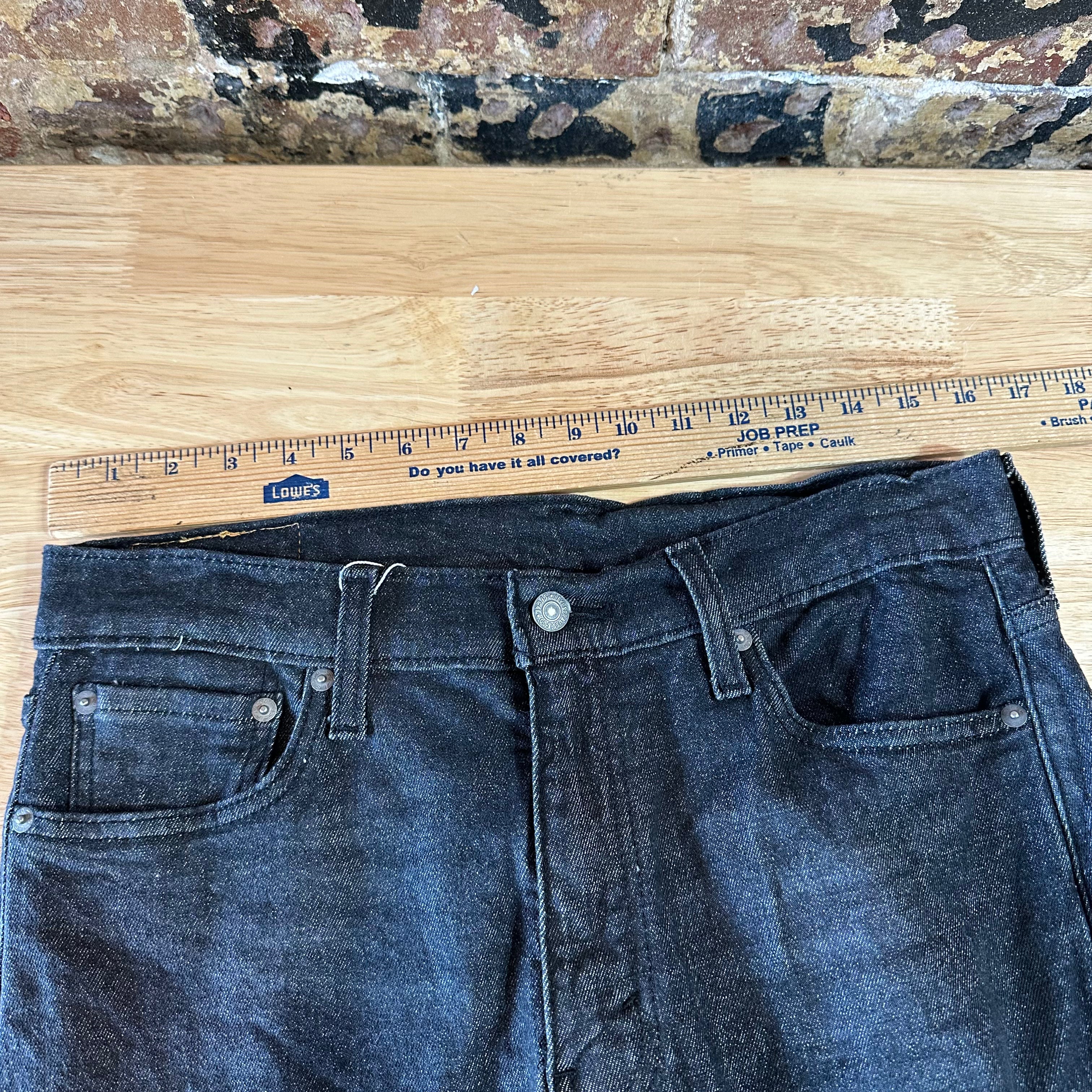 Levis 510 Mens 33x32 Black Jeans