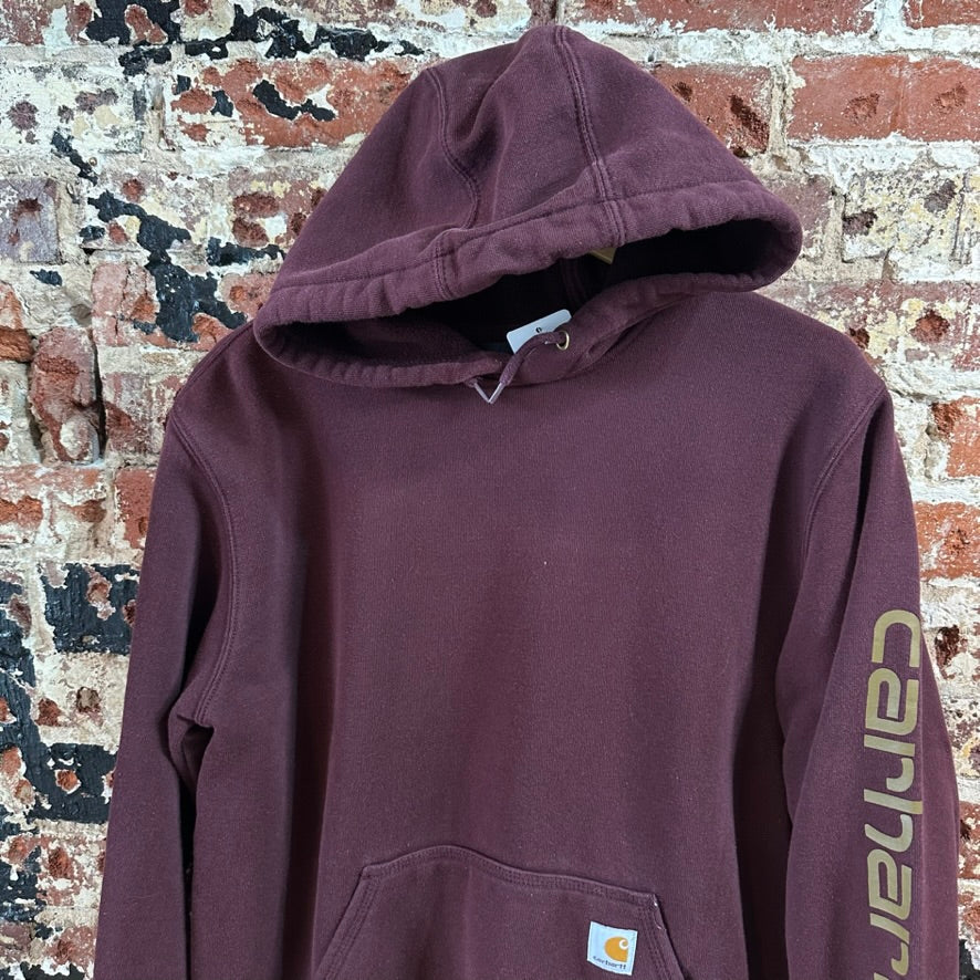 Carhartt Purple Hoodie K288 Mens Medium