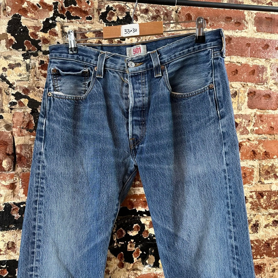 VTG Levi's 501 Mens 33x30 Blue Jeans 1999