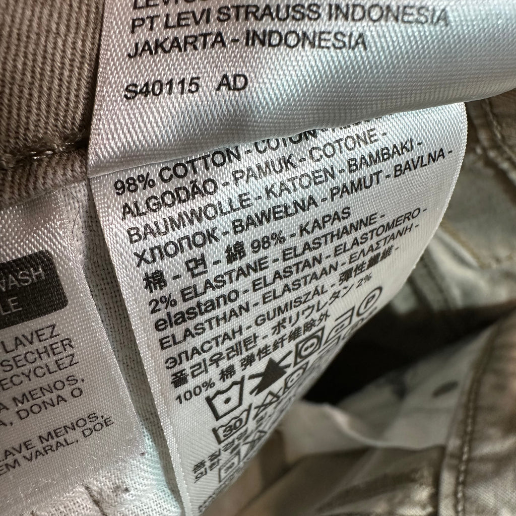 Levis 541 Mens 30x30 Tan Jeans