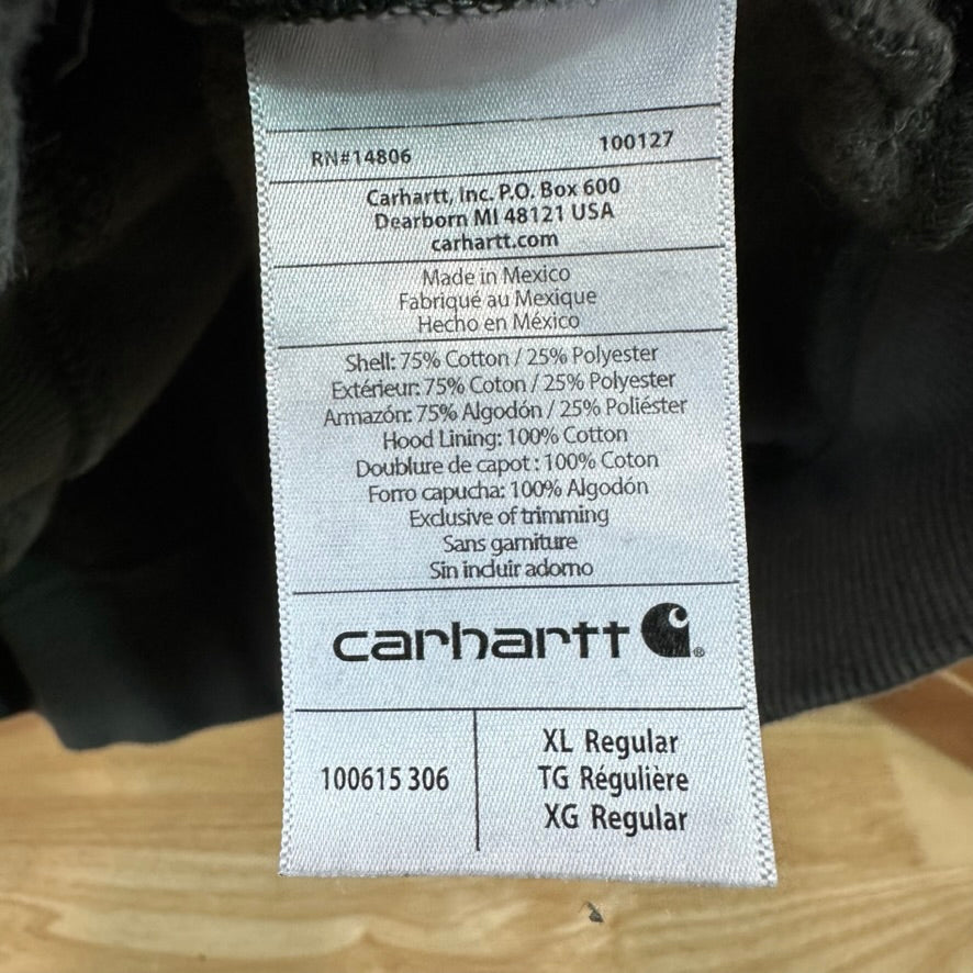 Carhartt Green Hoodie Sweatshirt Mens XL