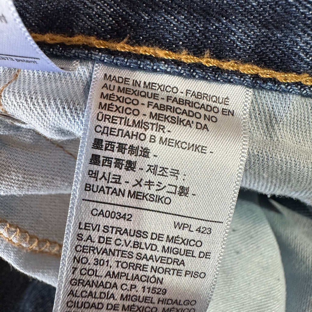 Levi's 505 Mens 33x32 Blue Jeans