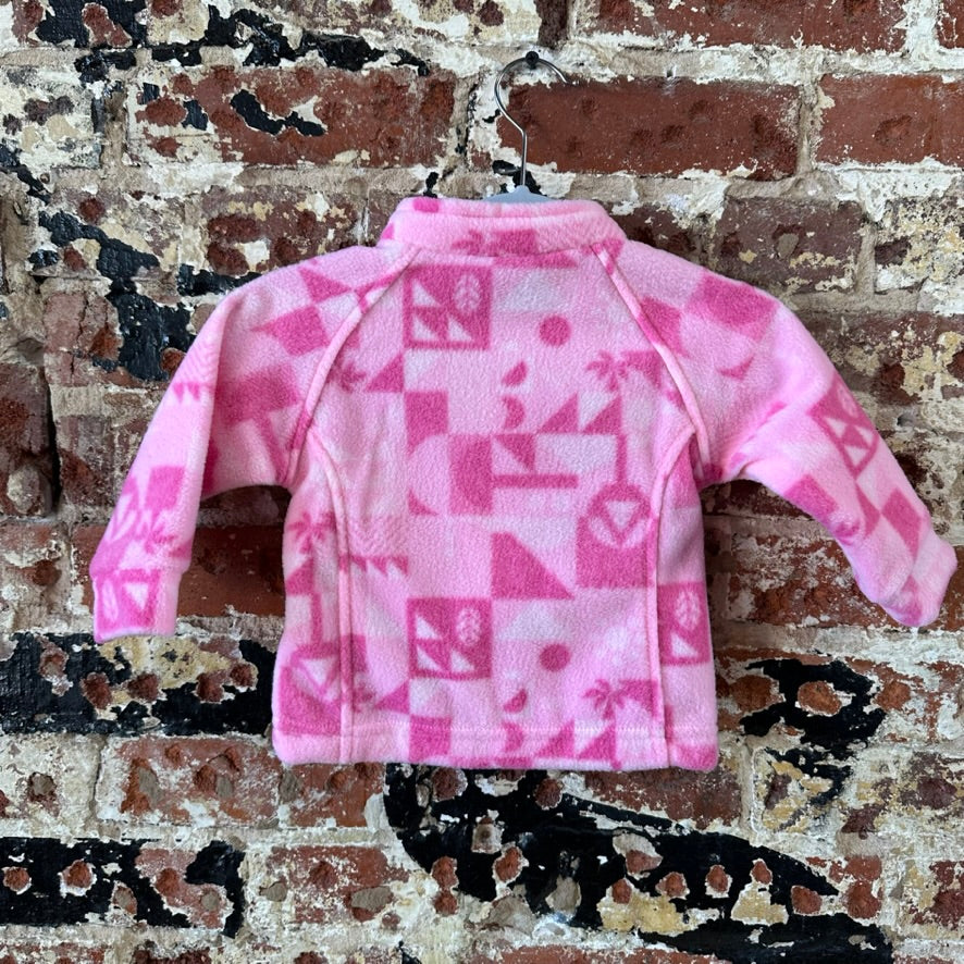 Columbia Fleece Jacket Size 6-12 Months Girls Pink NEW