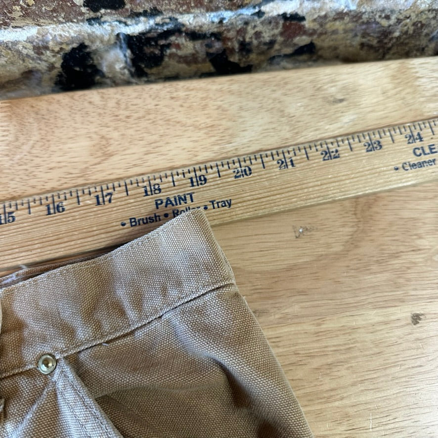 Carhartt Mens 38x32 Brown Double Knee Pants