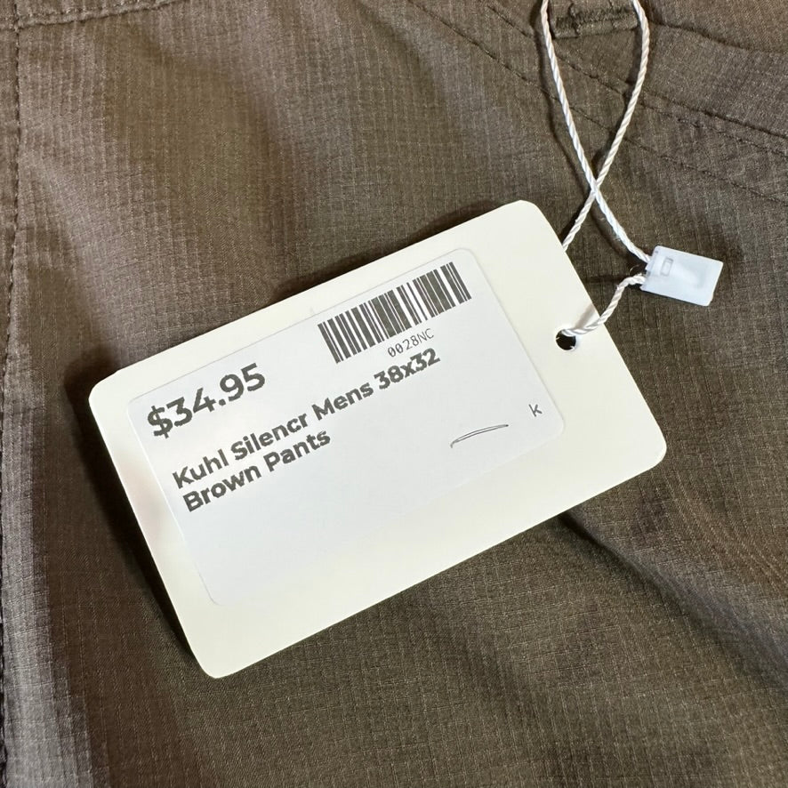 Kuhl Silencr Mens 38x32 Brown Pants