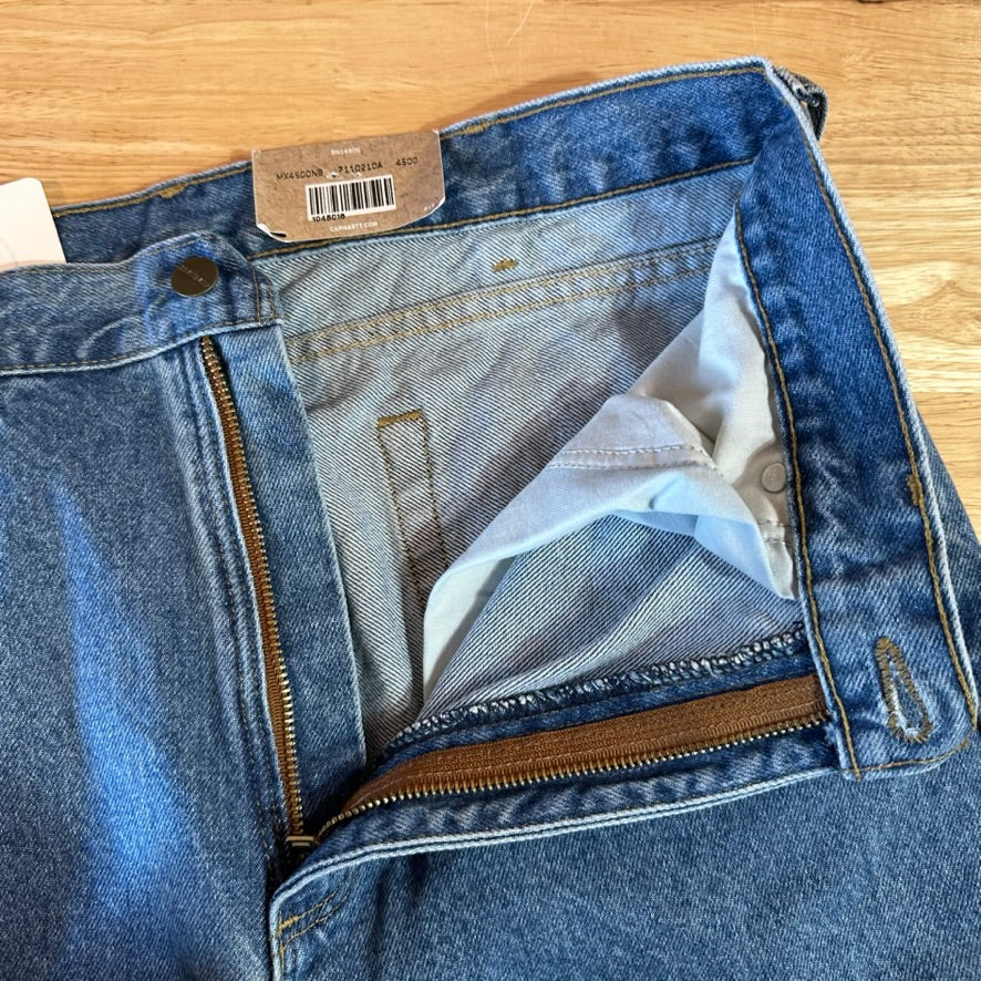 Carhartt B18 Blue Jeans Mens 35x34 NEW