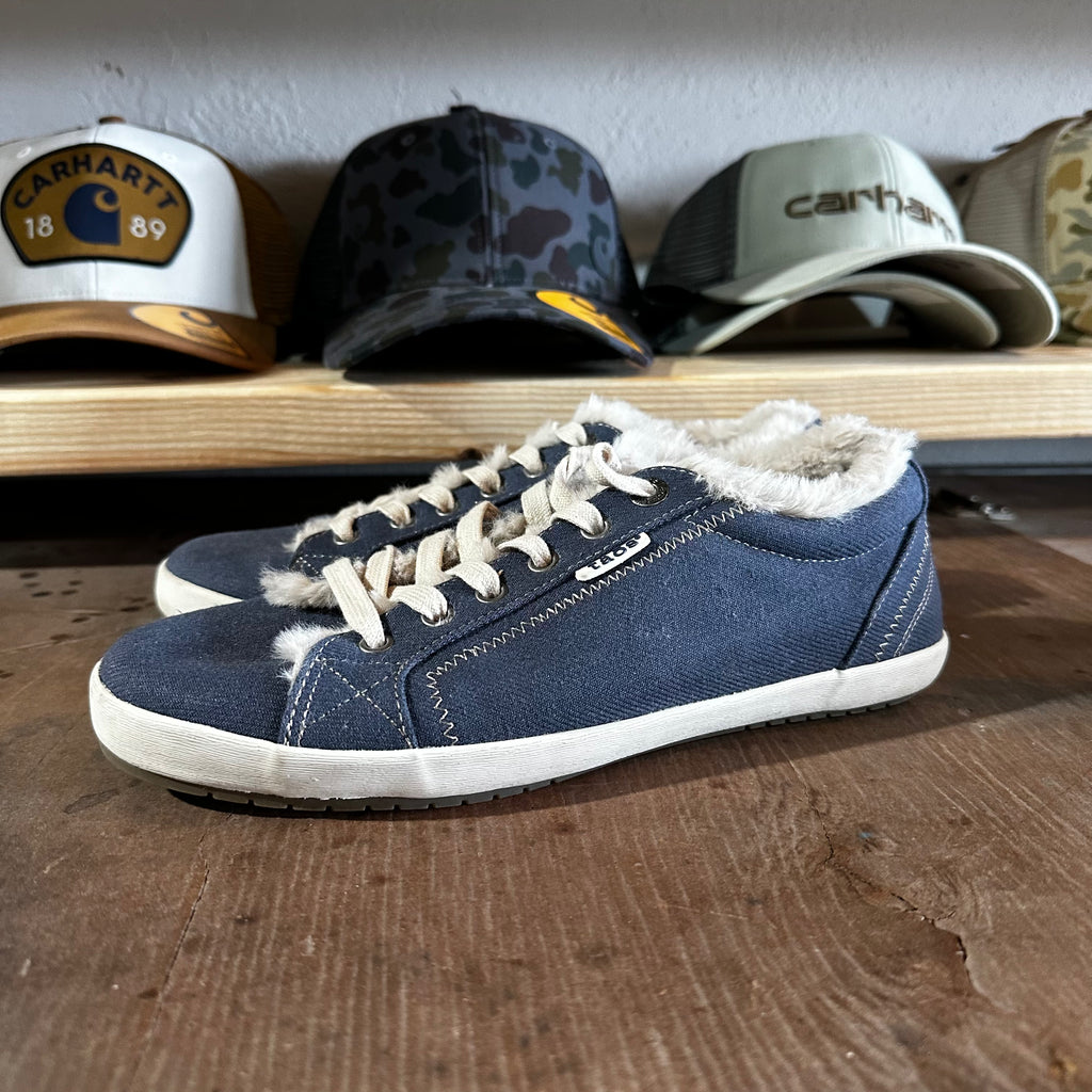 Womens Taos Starline Blue Low Top Lined Casual Shoes Sneakers Size 9.5 M