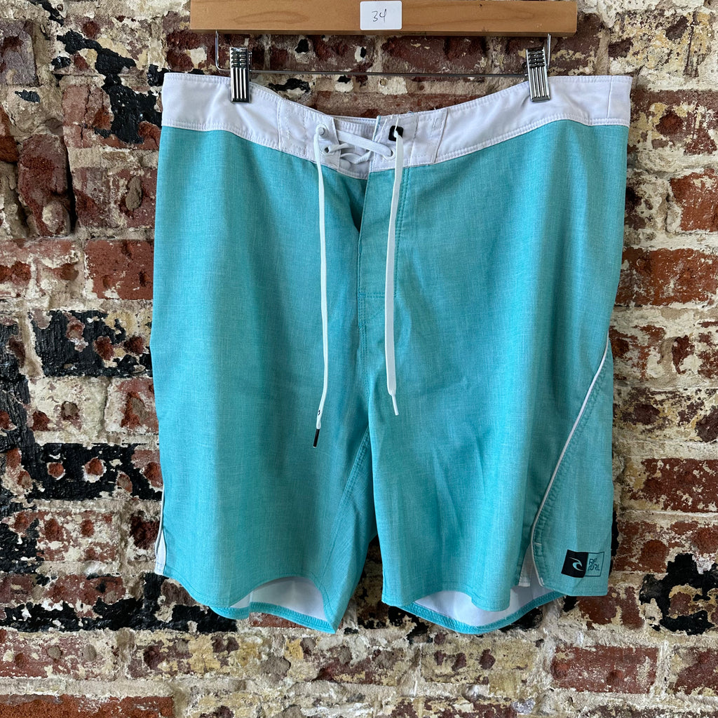 Rip Curl Mirage Board Shorts Mens 34 Blue 7.5" inseam